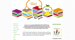 Desktop Screenshot of osons-les-livres.com